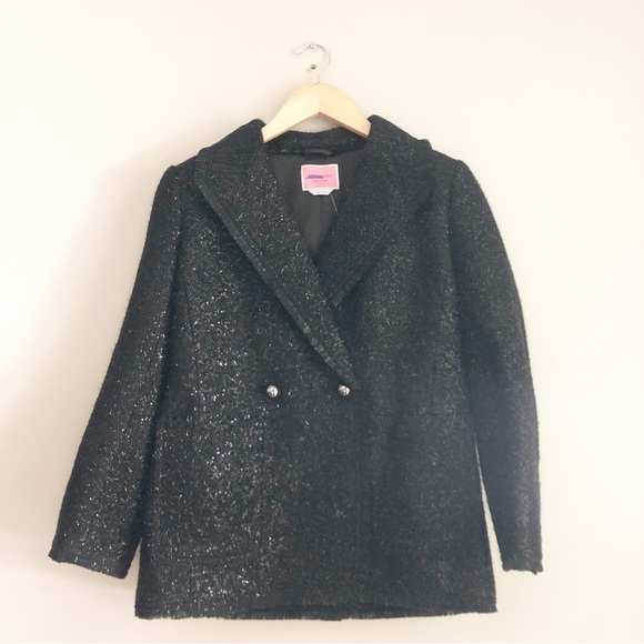 Kate Spade NY Tinsel Tweed Wool Blend Blazer - Picture 3 of 8